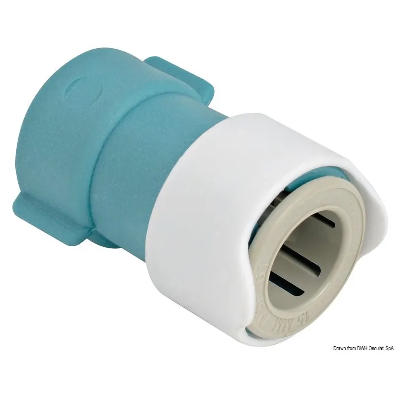 Adattatore WHALE da 3/8" BSP femmina (plastica)