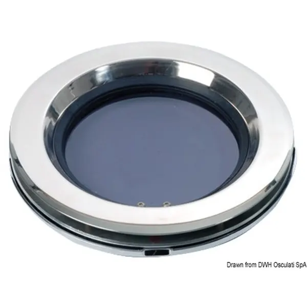 Oblò tondo inox Lewmar Ø 250 mm