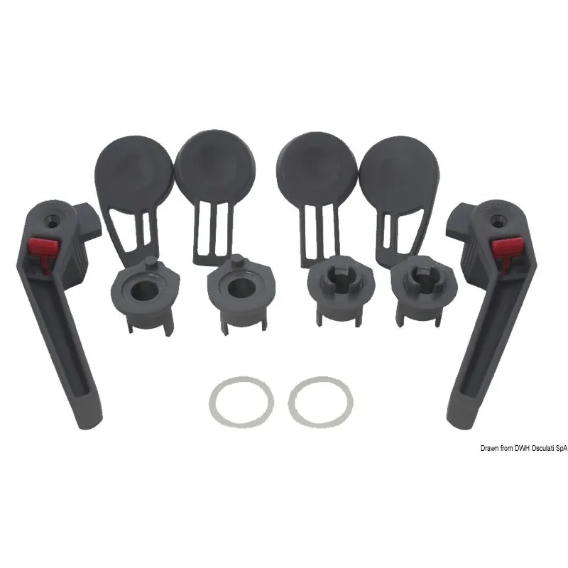 Kit cerniere Lewmar FH2G o FH3G