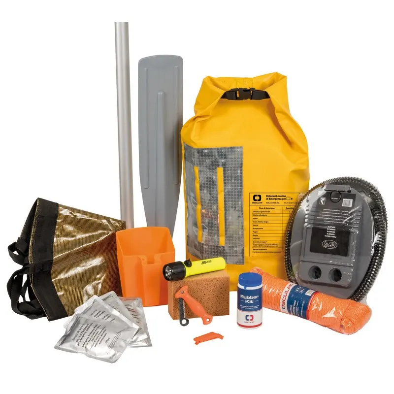 Kit di sopravvivenza in accordo al D.M. 17/09/2024 valido solo per l'Italia