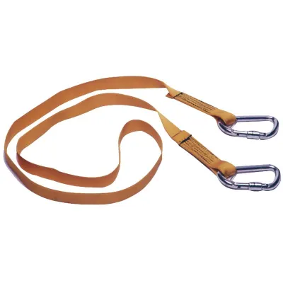 Cordone ombelicale 2 m con 2 moschettoni