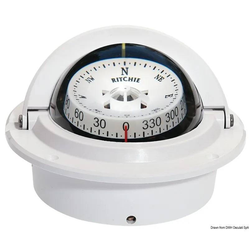 Bussola Ritchie Voyager 3" incasso bianca/bianca