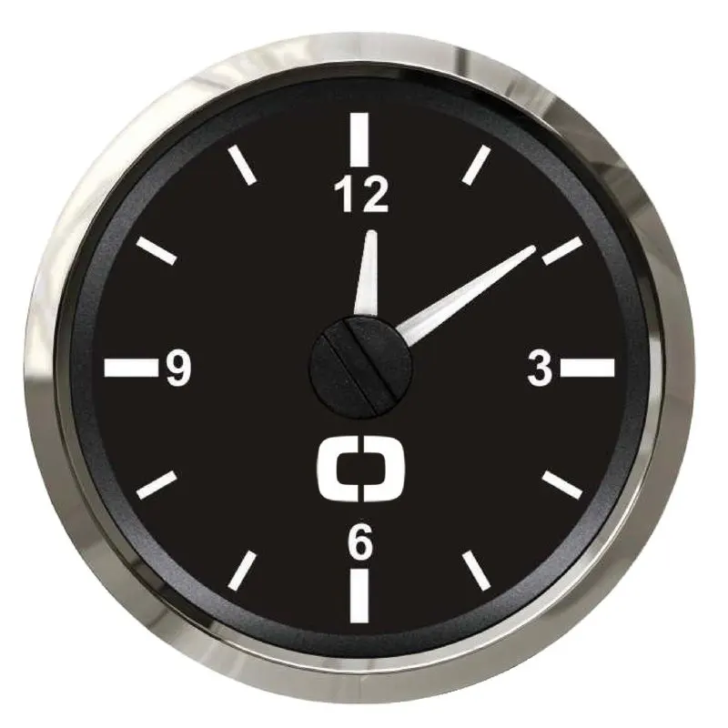 Orologio al quarzo nero/lucida