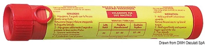 Razzo a paracadute Solas (Articolo soggetto a eco-contributo Co.Ge.Pir)