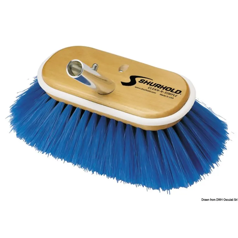 Spazzolone 6" fibre morbide blu