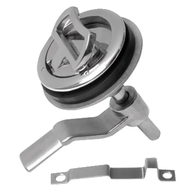 Alzapagliol inox + serratura