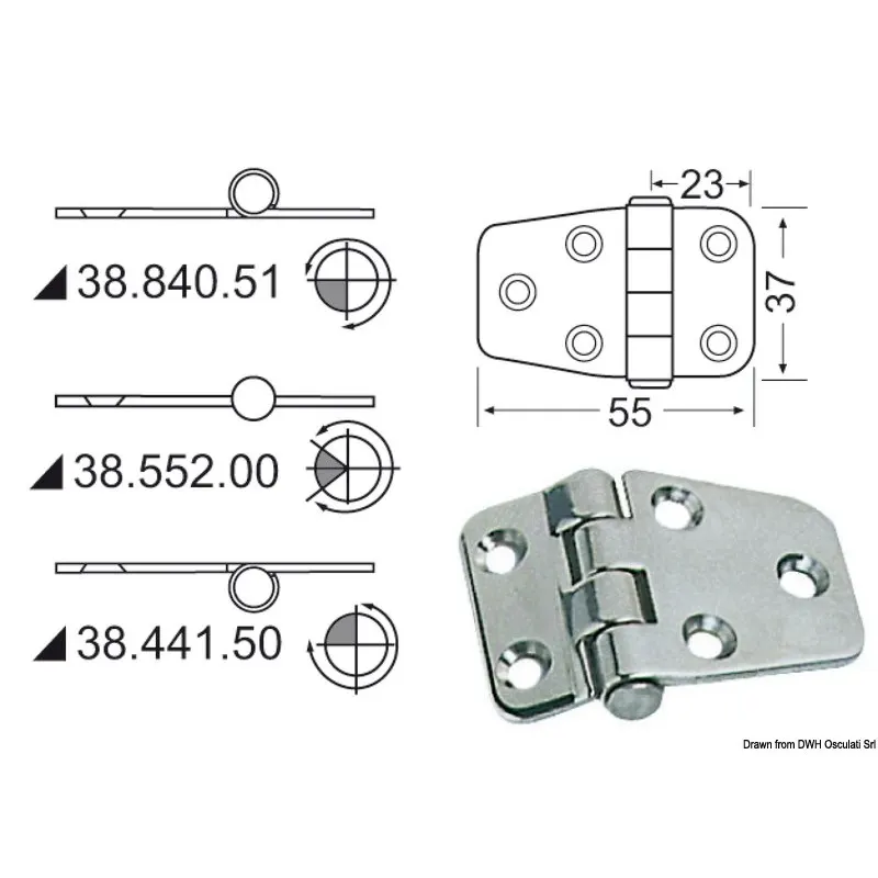 Cerniera inox