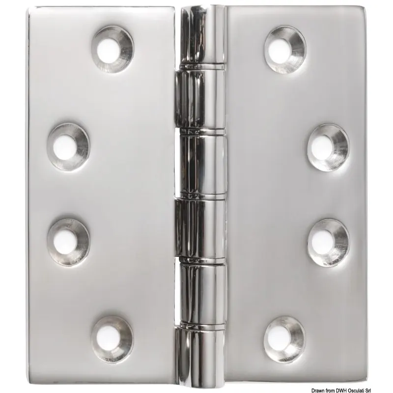Cerniera inox 102x102x4 mm