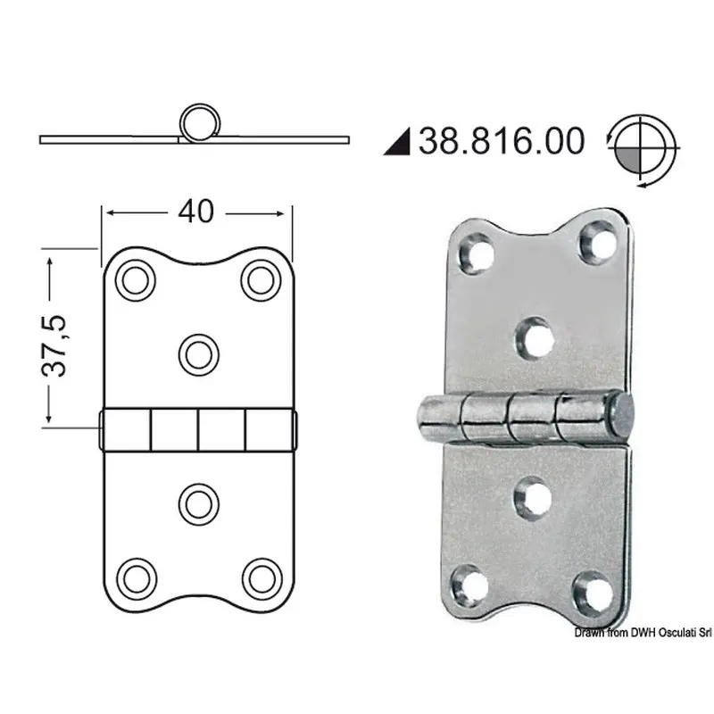 Cerniera 2 mm