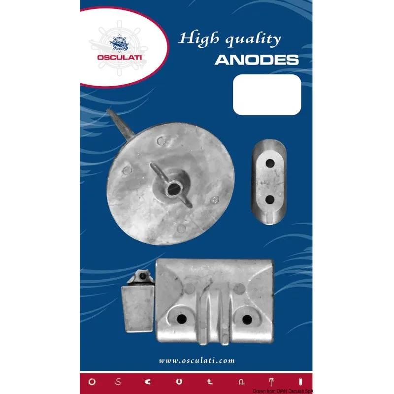 Kit anodi fuoribordo Yamaha 40/50 Hp