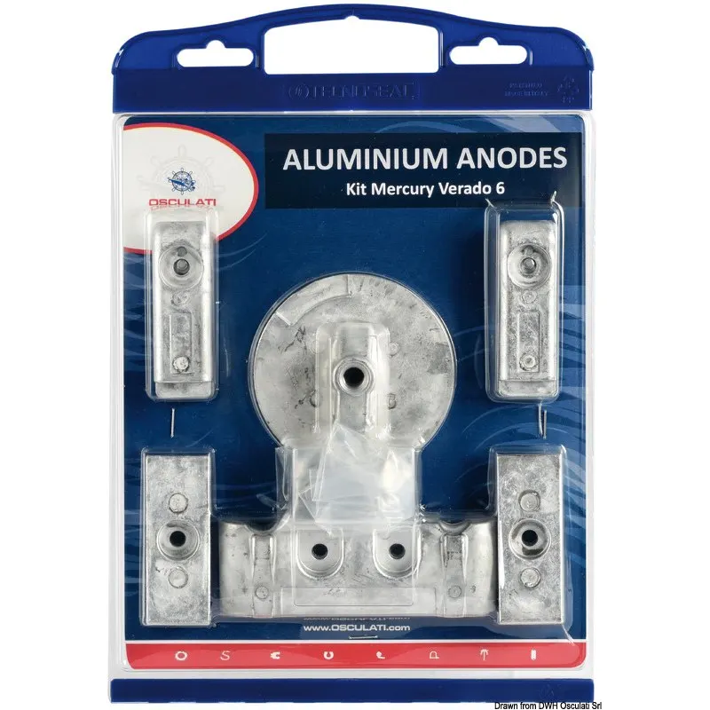 Kit anodi 8 pz Verado 6 zinco