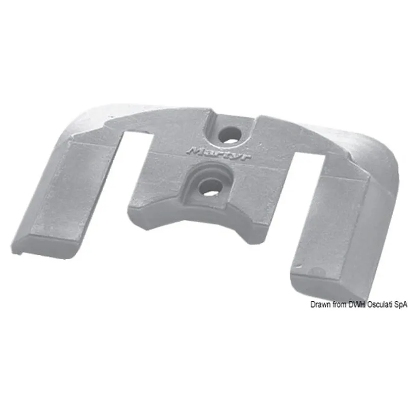 Anodo magnesio a placca Bravo