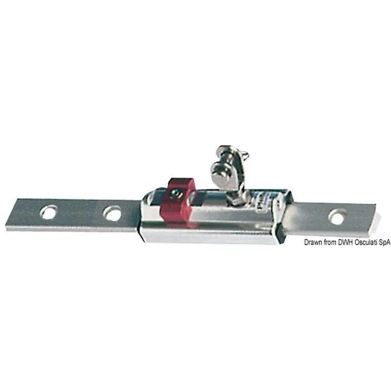 Supporto a forcella per rotaia da mm 25x4