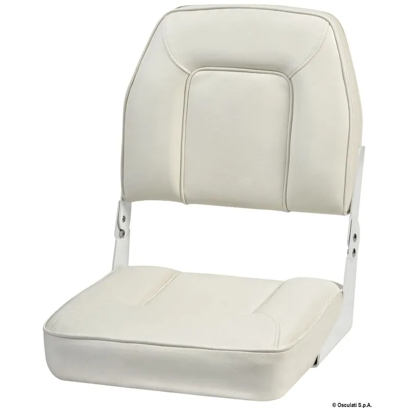 Sedile con schienale ribaltabile De Luxe bianco