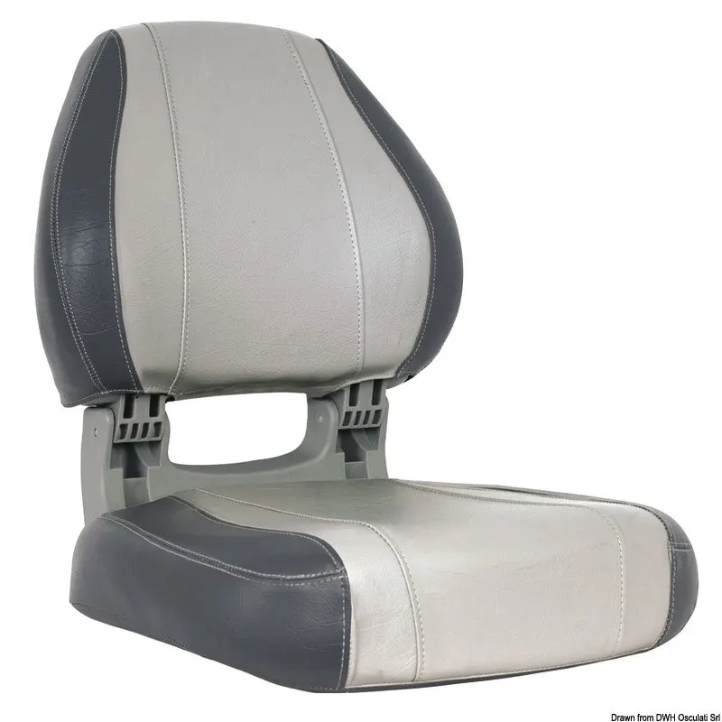 Sedile ergonomico Sirocco grigio