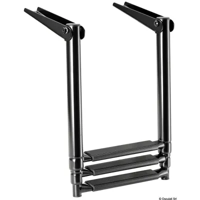Scaletta Inox Telescopica per plancetta 3 gradini
