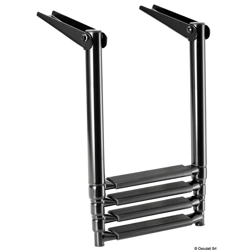 Scaletta Inox Telescopica per plancetta 4 gradini
