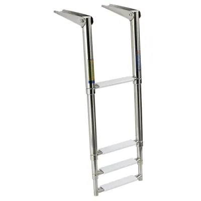 Scaletta inox telescopica 4 gradini