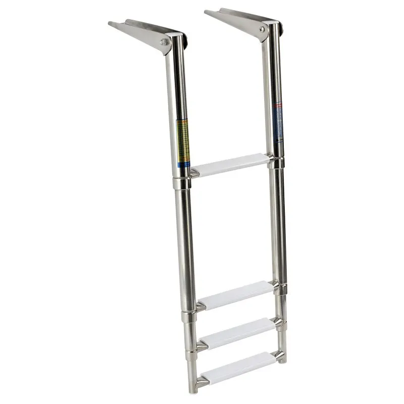 Scaletta inox telescopica 4 gradini