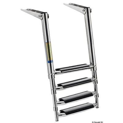 Scaletta telescopica per plancetta 4 gradini large
