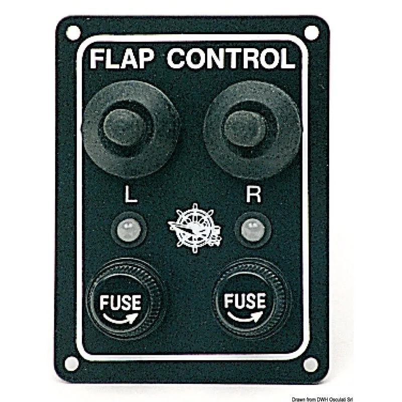 Pannello di comando coppia flap idraulici BENNET