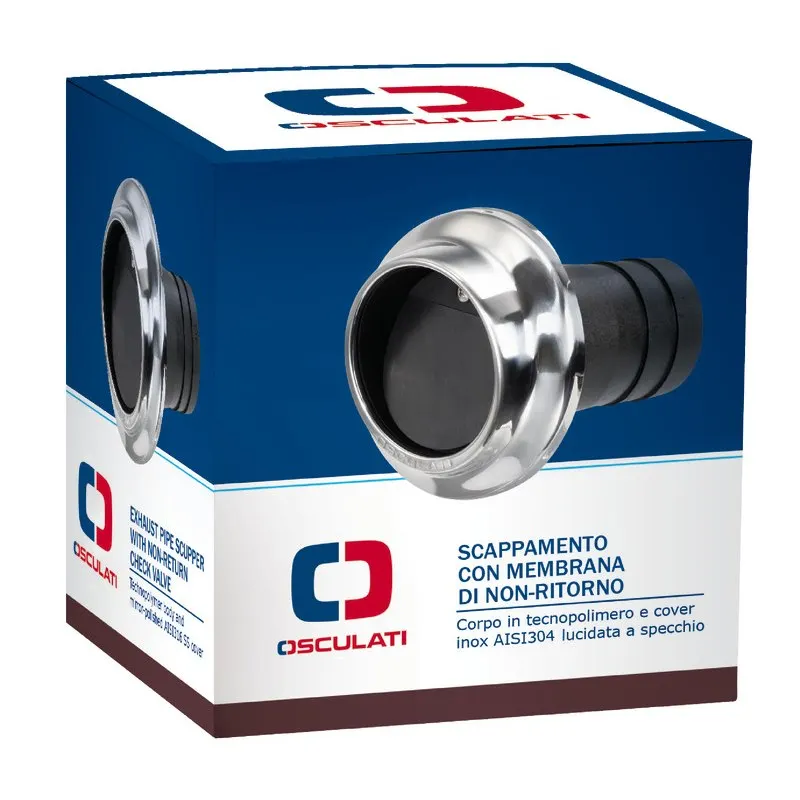Uscita scappamento per tubi 50 mm