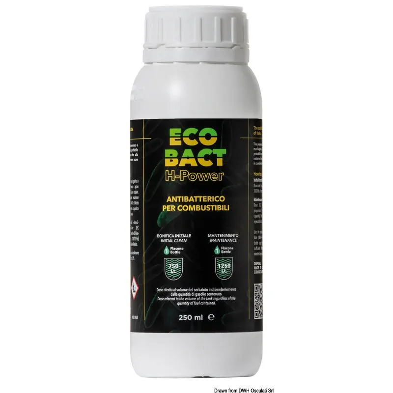 Battericida ECO-BACT H-Power per gasolio 250 ml
