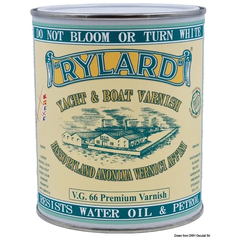 Vernice trasparente per legno RYLARD VG66 Premium