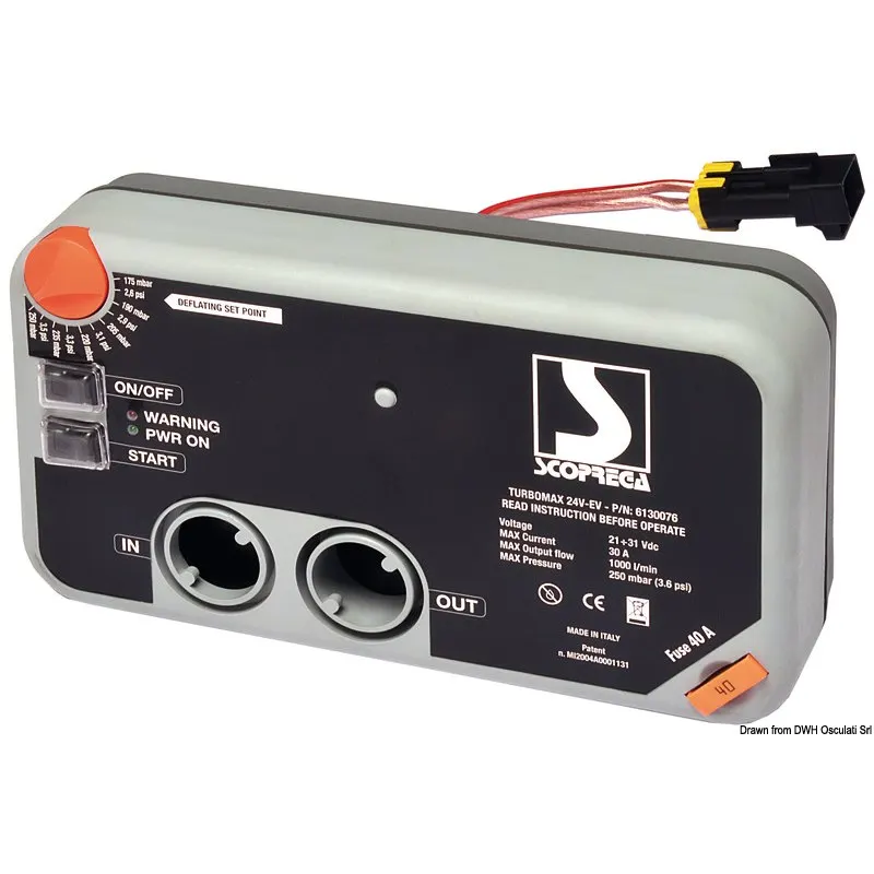 Gonfiatore Turbo Max Kit 12 V