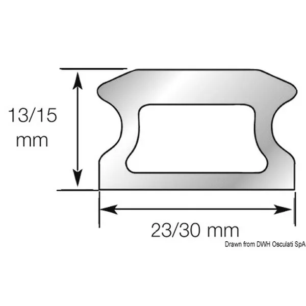 Rotaia forata 1 1526 mm