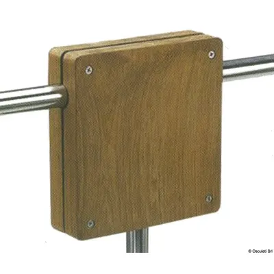 Porta motore teak 175x175x45 mm