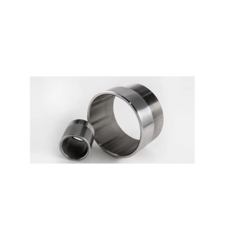Tronchetto in acciaio inox filettato 1 1/2" (opaco)- AISI 304